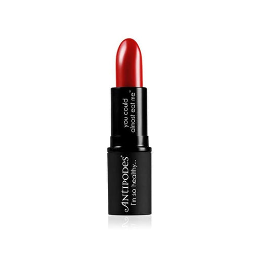 Antipodes Moisture-Boost Natural Lipstick - Ruby Bay Rouge - Lipstick