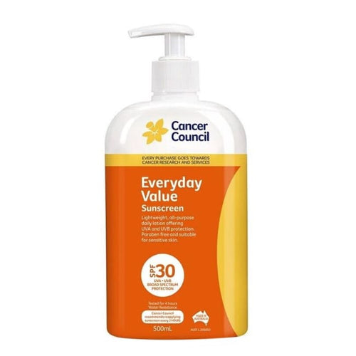 Cancer Council Everyday Value Sunscreen SPF 30 Pump 500ml - Sunscreen