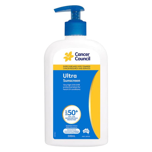 Cancer Council Ultra Sunscreen SPF 50+ 500ml - Sunscreen