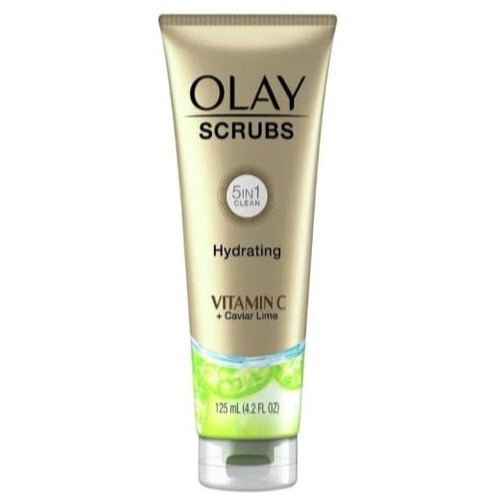 Olay Scrubs 5-In-1 Clean Hydrating Vitamin C + Caviar Lime - Exfoliator