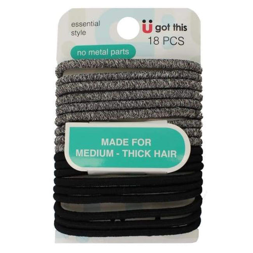 Scunci Essential Style Hair Tie For Medium - Thick Hair - Hairband