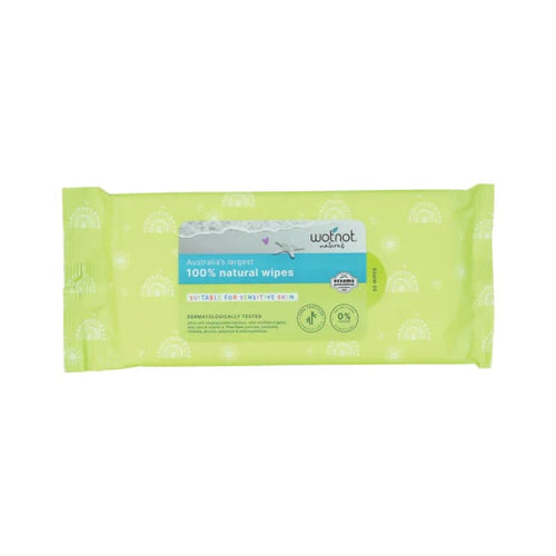 Wotnot 100% Natural Baby Wipes - 20 Pack - Baby Wipes